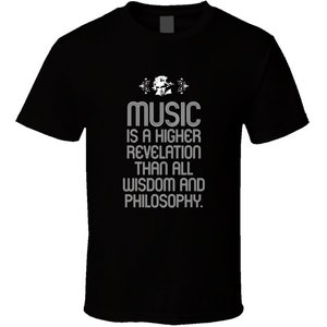 Ludwig Van Beethoven Quote Pianist Gift T Shirt
