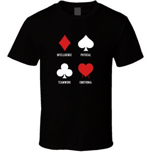 Alice In Borderland Attributes Of The Suits Japanese Survival Show Cool Unisex Gift T Shirt