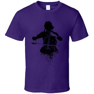 Mercoledì Bach Cello Suite Music Cool Addams Fan T Shirt