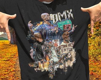 T-shirt Vintage DMX Ruff Ryders - Taille XL - Coton - Impression Graphique - Style Hip Hop 90s