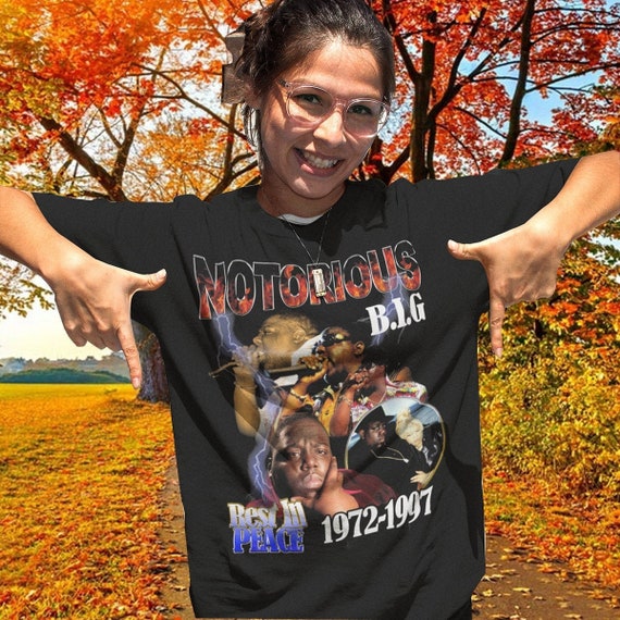 The Notorious BIG Shirt Biggie Smalls T 