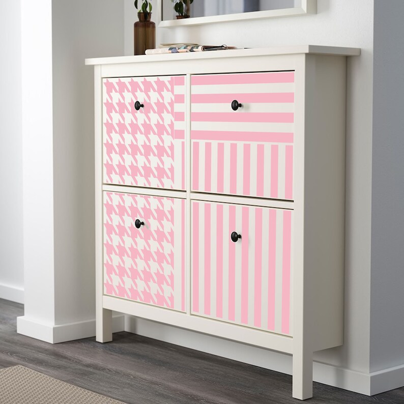 Furniture Overlays / Removable Vinyl Decal for IKEA HEMNES Shoe