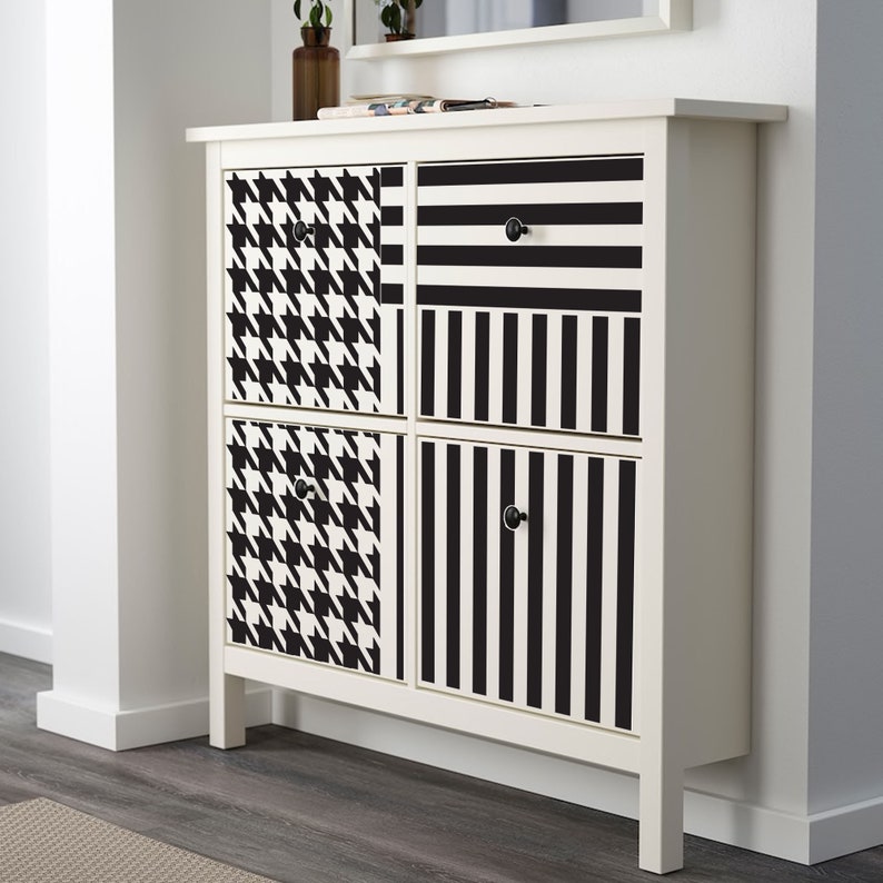 Furniture Overlays / Removable Vinyl Decal for IKEA HEMNES Shoe