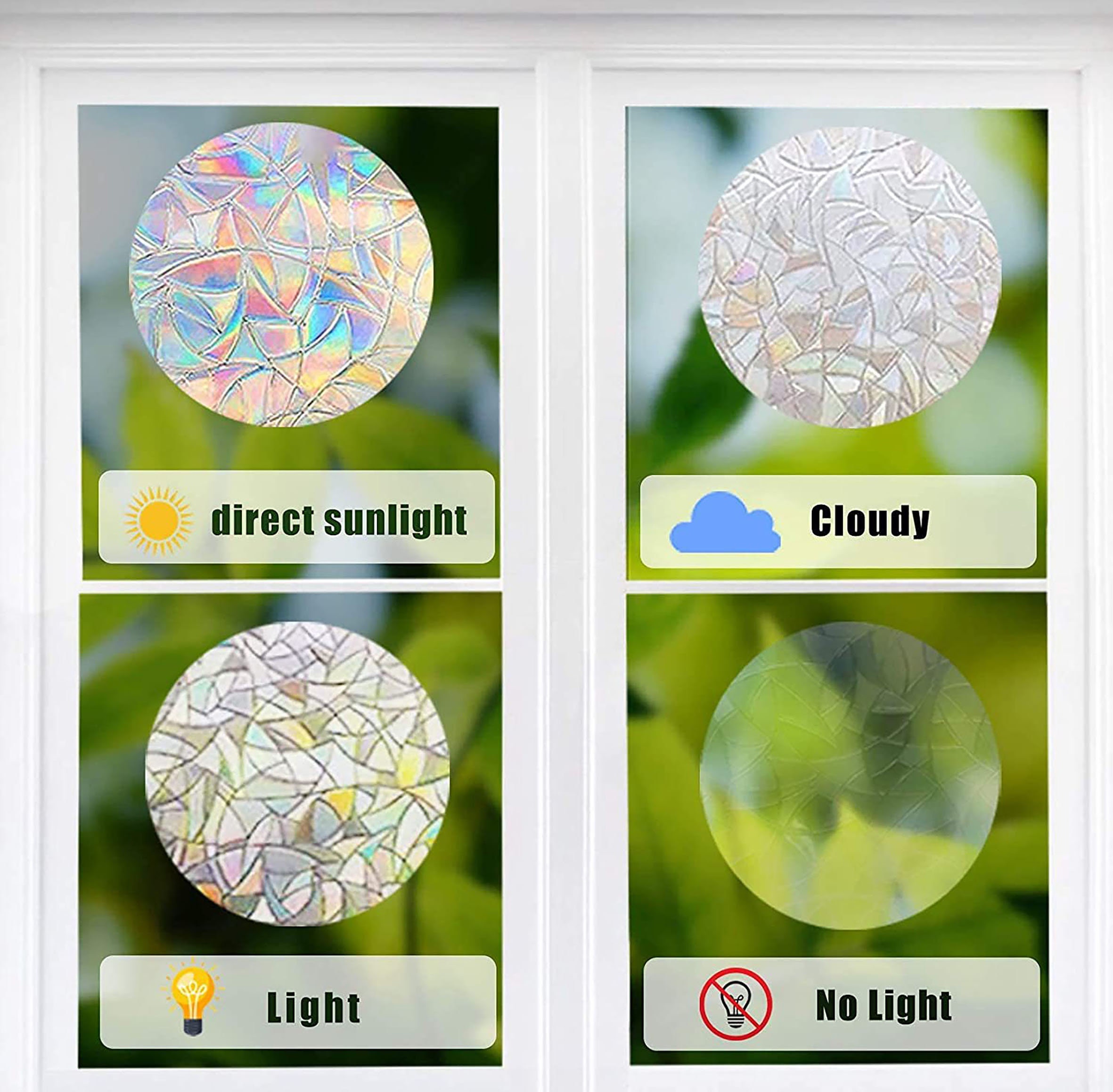 Hummingbirds Window Rainbow Suncatcher Windows Bird Strike Prevention ...