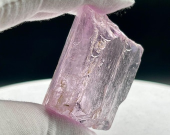 Natural Kunzite. 594 Carat Rough Mineral Gem Specimen.