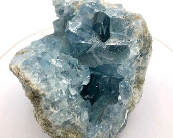 Natural Celestite 2.5 lbs Geode Mineral  Stone.