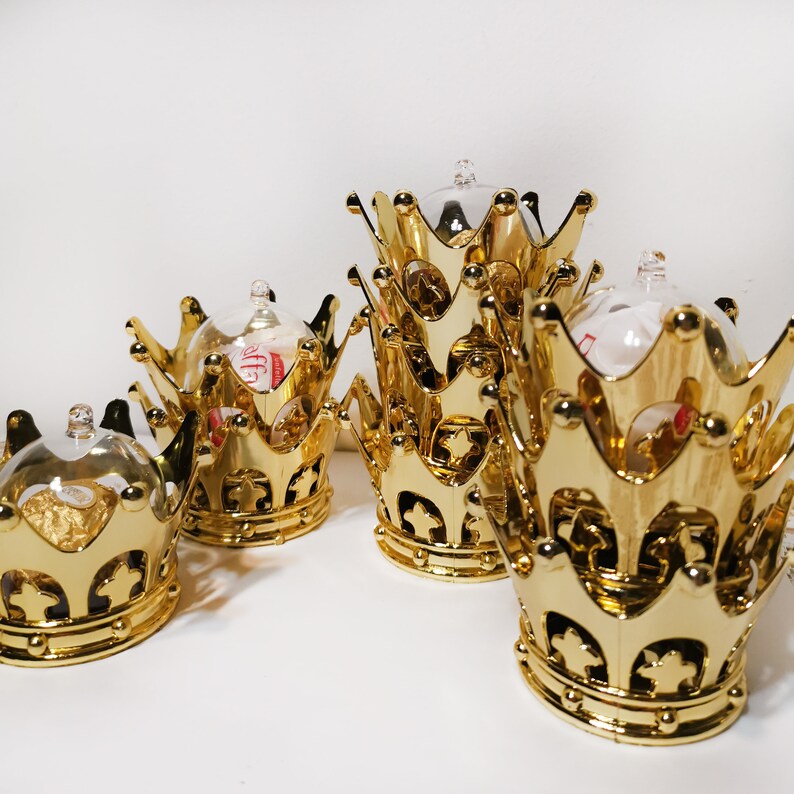 Party Favor Fillable Gold Crown Candy Favor for Kids Baby Etsy