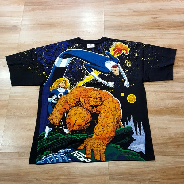 fantastic four marvel comics T-shirt Size XXL