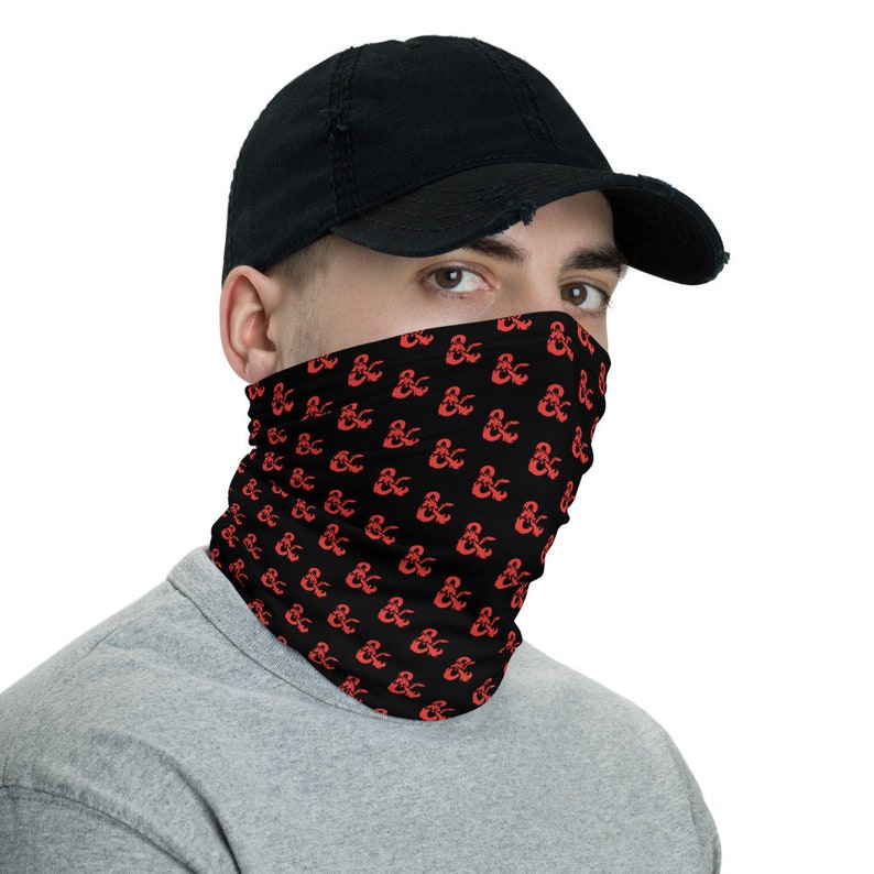 Dungeons and Dragons mask DnD mask RPG Neck Gaiter D20 ...