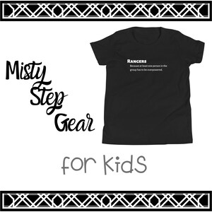 KIDS/YOUTH Dungeons and Dragons, Adventure, Adventurer, Dungeon Master, Game Master, d20, RPG, Wizards of the Coast Shirt