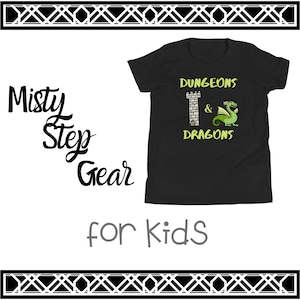 KIDS/YOUTH Dungeons and Dragons, Adventure, Adventurer, Dungeon Master, Game Master, d20, RPG, Wizards of the Coast Shirt