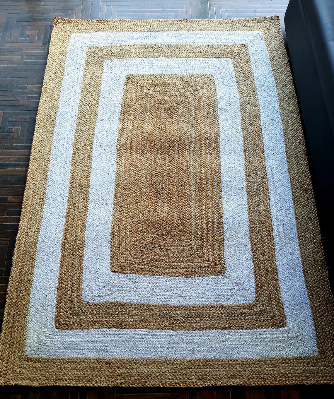 4'0 x 6'0 Feet OUTDOOR JUTE Rug Flatweave | Etsy