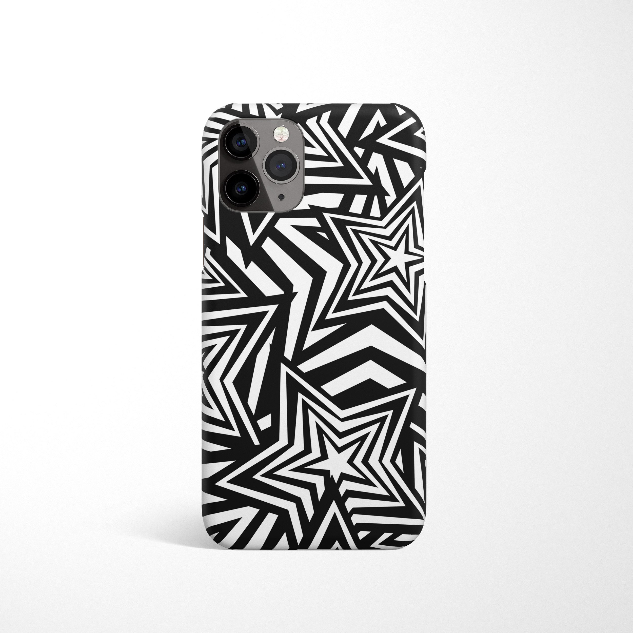 Black & White iPhone 12 Case iPhone 11 Pro Max Case Glossy Etsy