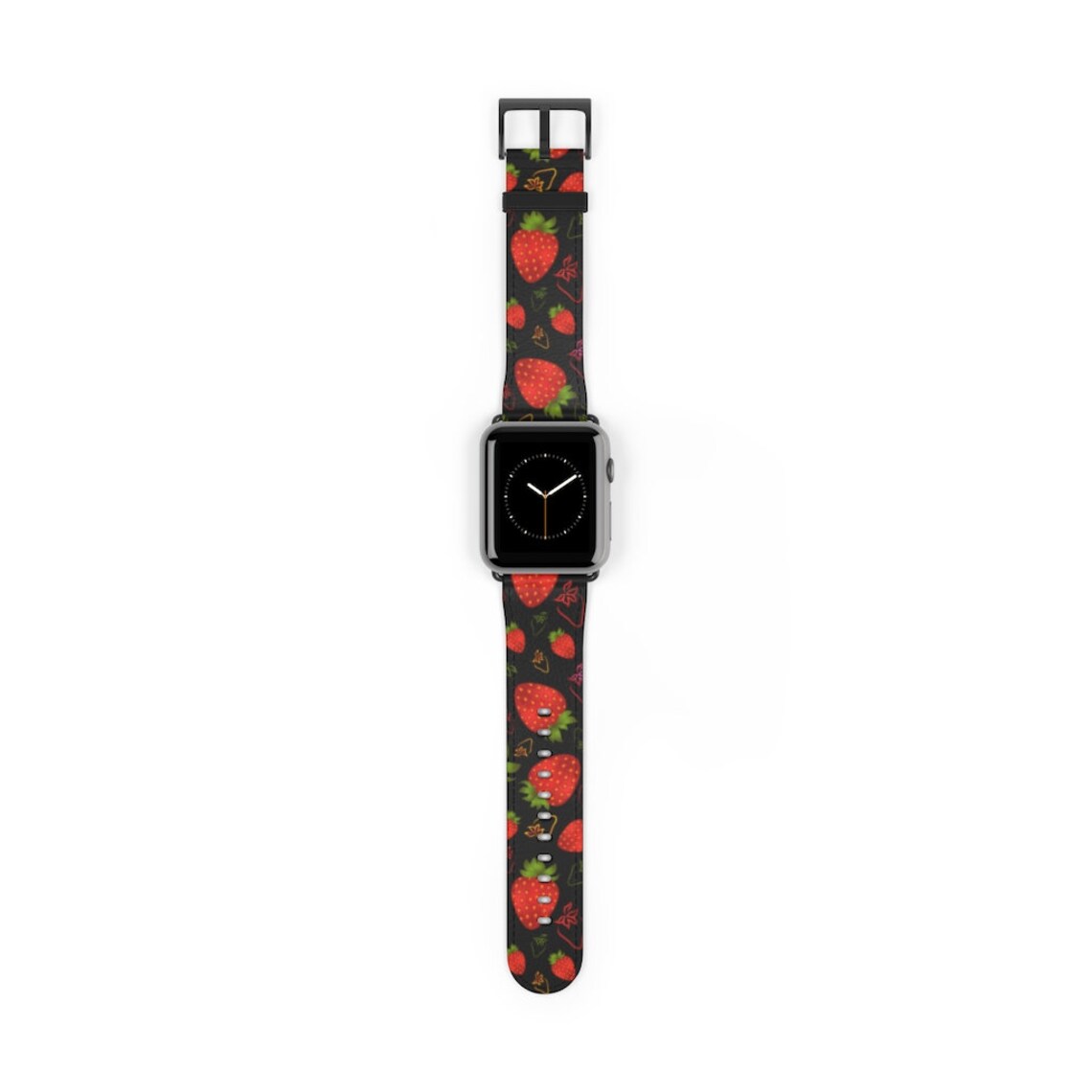 Cute Strawberry Apple Watch Band Iwatch Straps 38 40 42 44mm Etsy