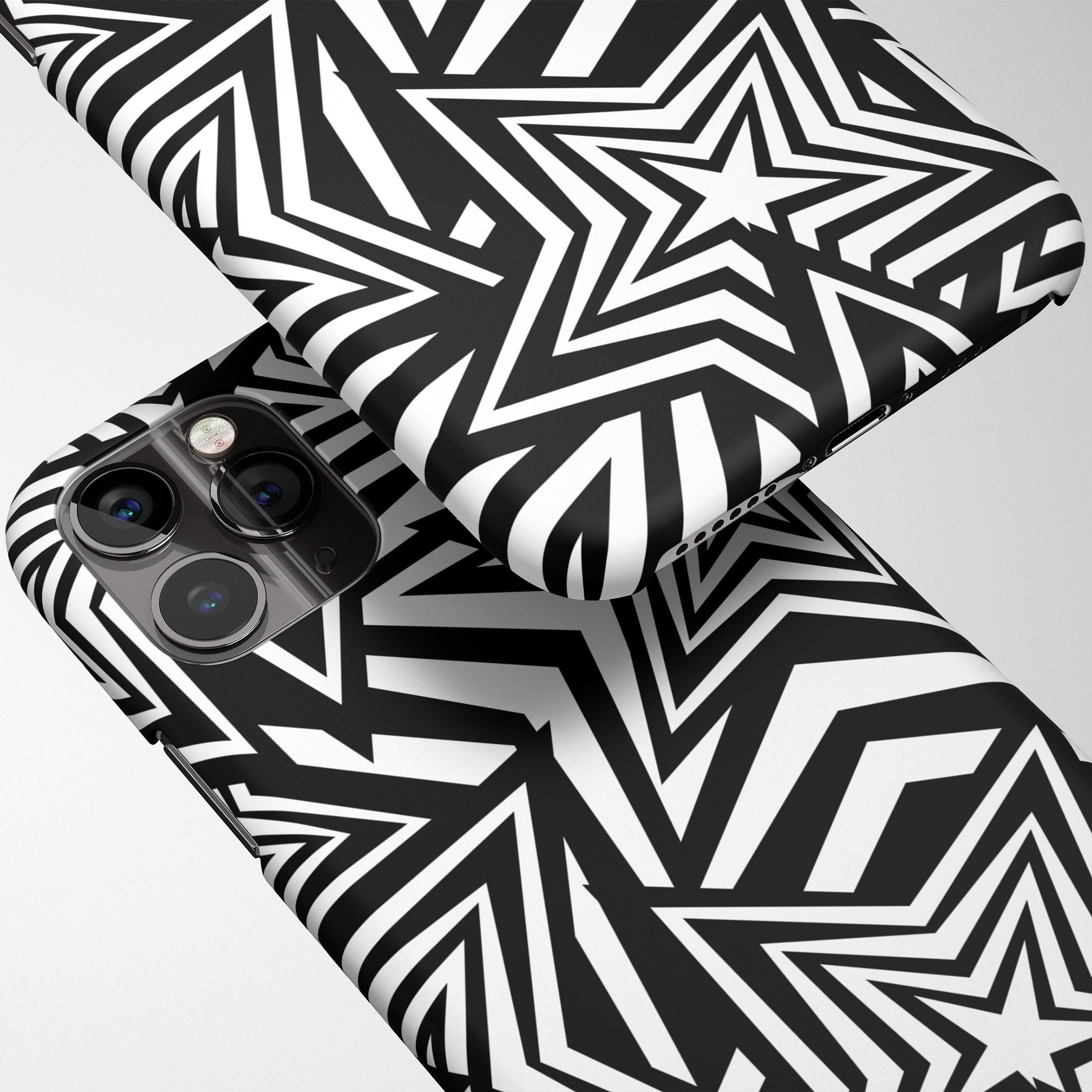 Black & White iPhone 12 Case iPhone 11 Pro Max Case Glossy Etsy