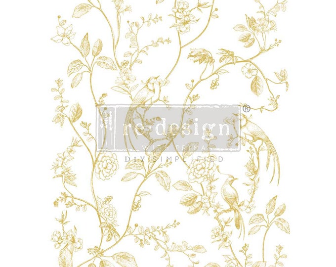 A Bird Song Transfer by Redesign With Prima Same Day Shipping Rub on Transfer Furniture