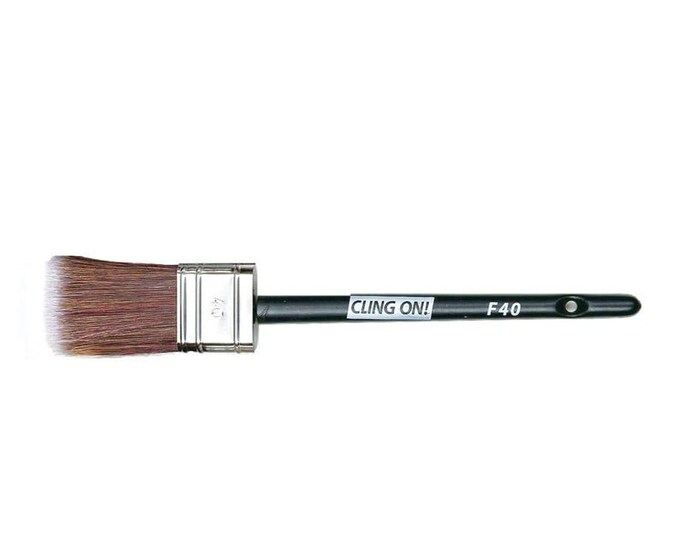 F40 Cling On Paint Brush - Flat Small 1.5" - SAME DAY SHIPPING!!