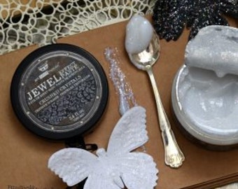 Crushed Crystals Jewel Texture Paste - Same Day Shipping - Art Extravagance - Stencil Paste - Metallic Textured Paint for Raised Stencils