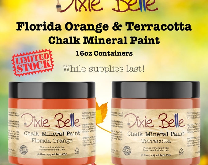 Limited Edition Fall Dixie Belle Chalk Mineral Paint - Same Day Shipping - Water Based Paint - Best Chalk Paint