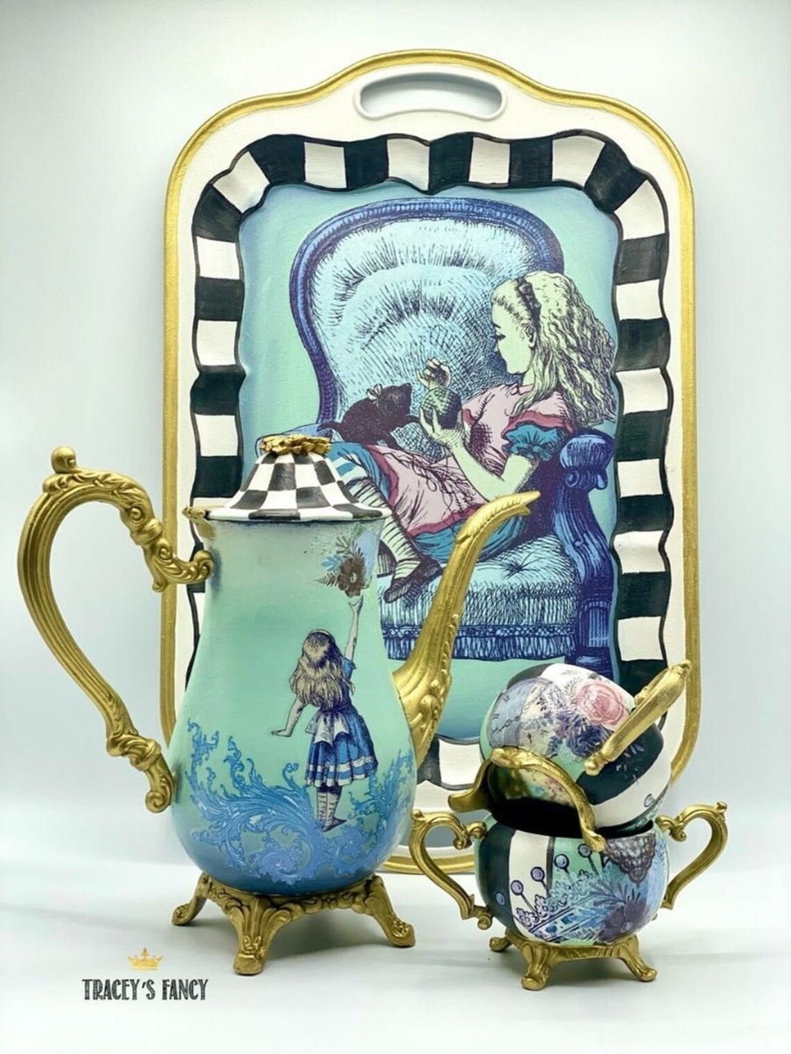 Dixie Belle Alice in Wonderland Furniture Transfer SAME DAY Etsy