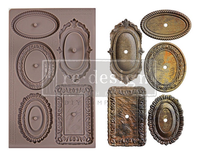 Soho Fusion Silicone Mould -  Same Day Shipping - Redesign with Prima - Decor - Candy Mould