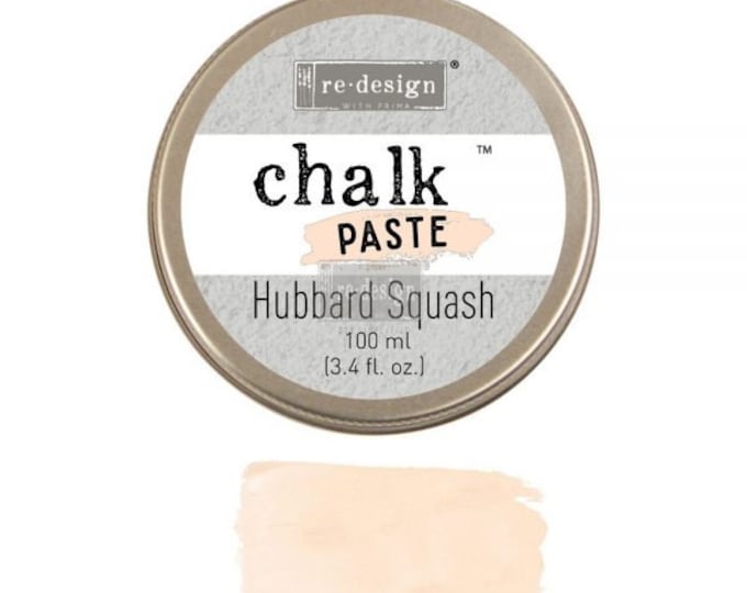 Hubbard Squash Chalk Paste - Redesign by Prima - Same Day Shipping - Stencil Paste - Paint for Raised Stencils - Furniture Paint Paste