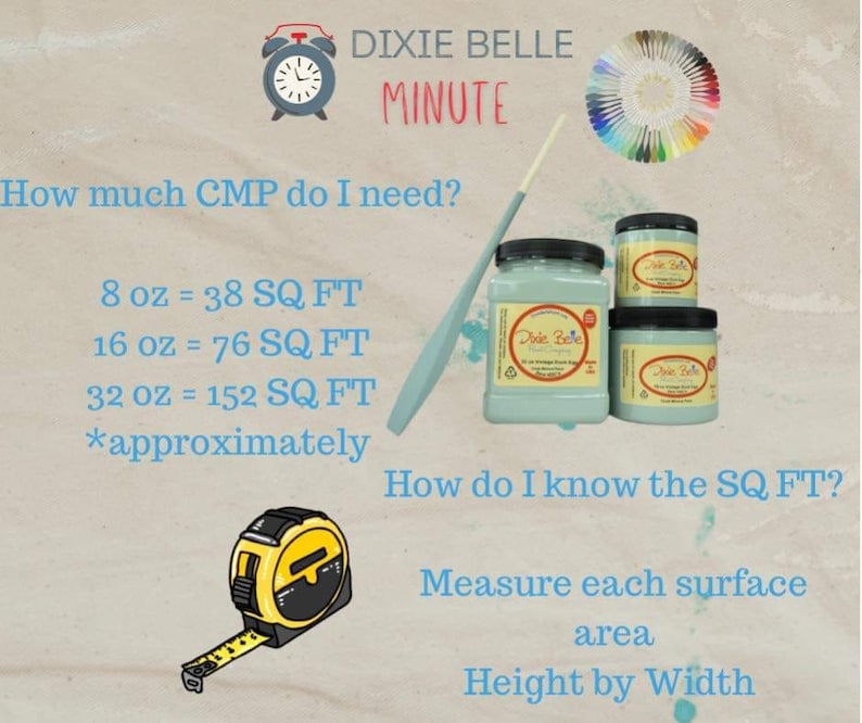 Dixie Belle Chalk Mineral Paint Same Day Shipping No VOC Chalk Paint for Furniture and Cabinets Water Based Paint Best Chalk Paint image 3