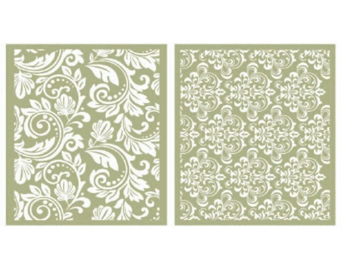 Filigree Silkscreen Stencil Dixie Belle - Same Day Shipping - Reusable Stencil - Furniture Stencil - Décor Stencil