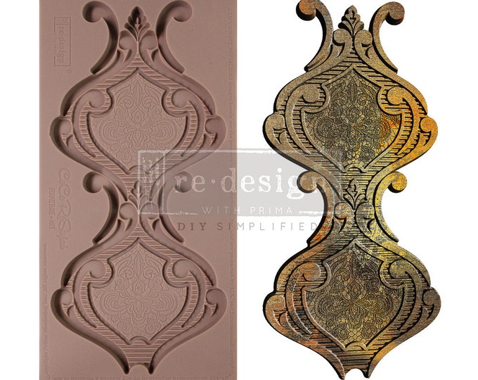 Darling Damask Silicone Mould-  Same Day Shipping - Redesign with Prima - Decor - Candy Mould