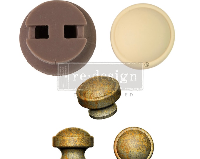 Regal Aura Knob Silicone Mould-  Same Day Shipping - Redesign with Prima - Decor - Candy Mould