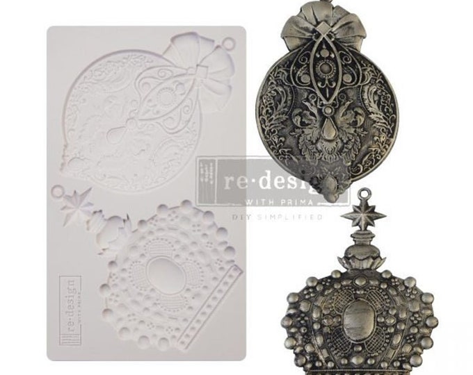 Victorian Adornments ReDesign With Prima Decor Mould - Same Day Shipping - Silicone Molds - Molds for Resin - Candy Mold - Clay Molds