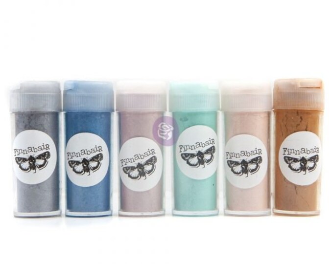 Serenity Mica Powder Set - Same Day Shipping - Finnabair Art Ingredients - Prima Marketing - set of 6 jars