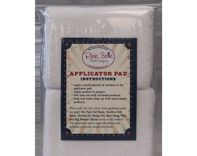 Terry Cloth Applicator Pads | Set of Two | Dixie Belle Paint - SAME DAY SHIPPING!