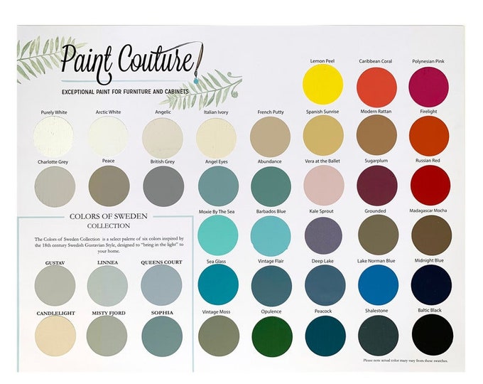 SAME DAY SHIPPING! Paint Couture Acrylic Mineral Paint