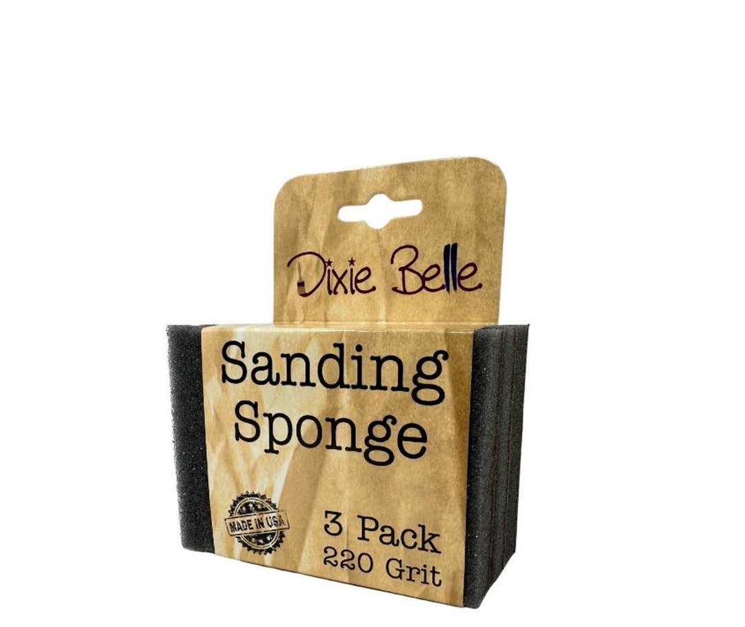 Sanding Sponges 3 Pack dixie Belle Same Day Shipping Paint Finishing