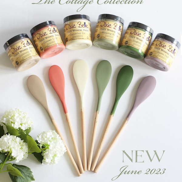 Cottage Collection Dixie Belle Chalk Mineral Paint - Same Day Shipping - No VOC - Chalk Paint for Furniture and Cabinets - Water Based Paint