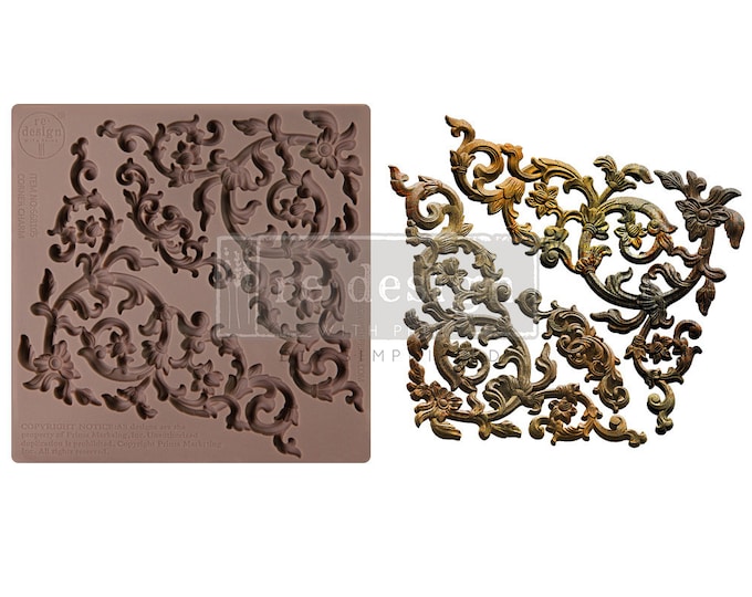 Corner Charm Silicone Mould-  Same Day Shipping - Redesign with Prima - Decor - Candy Mould