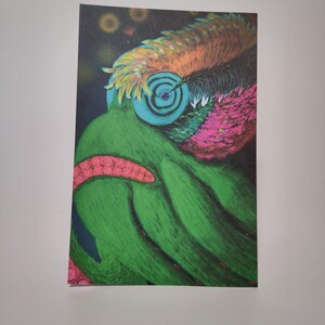 Postkarte: Fluffopuss