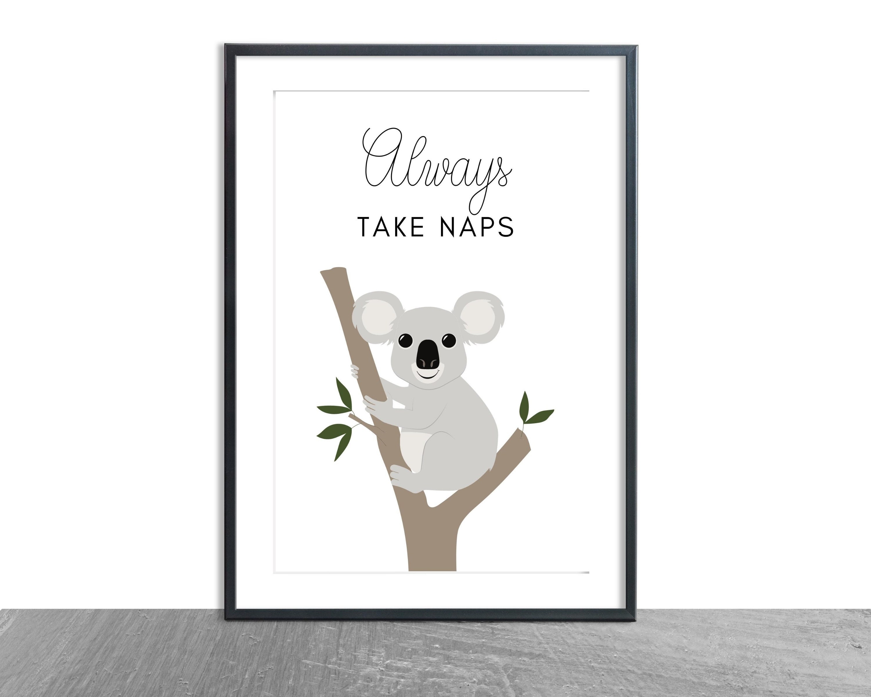 Baby Animals Newborn Gift Koala Print Baby Shower Gifts Etsy