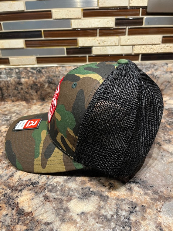 Richardson 110 S/m Flex Fit Camo Vintage Braves Patch Hat - Etsy