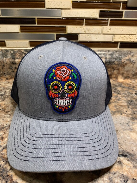 Richardson 112 Sugar Skull Patch Hat - Etsy