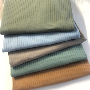 Rib Jersey verschieden Farben Rippenjersey