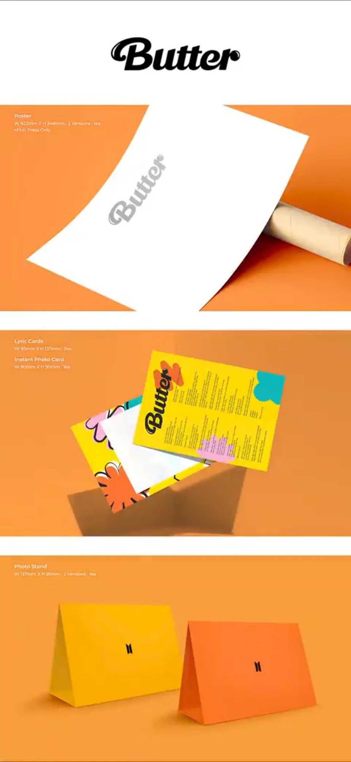 BTS Butter Album Official Etsy