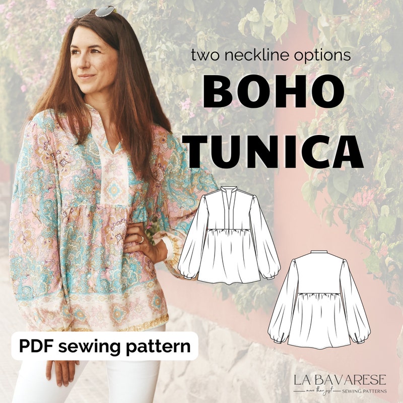 Boho Sewing Pattern - Etsy