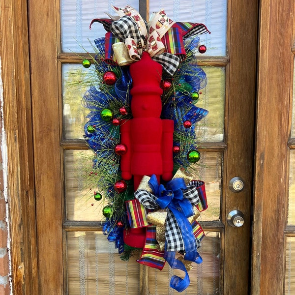 Nutcracker Door Swag/Wreath