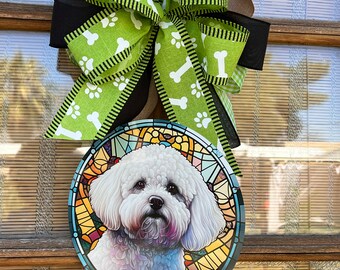 Bichon Frise Door Hanger