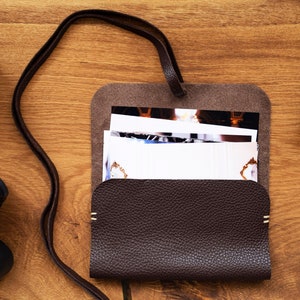 10-Pack Brown Leather Photo Envelope: 4x6 or 5x7 Print Packaging