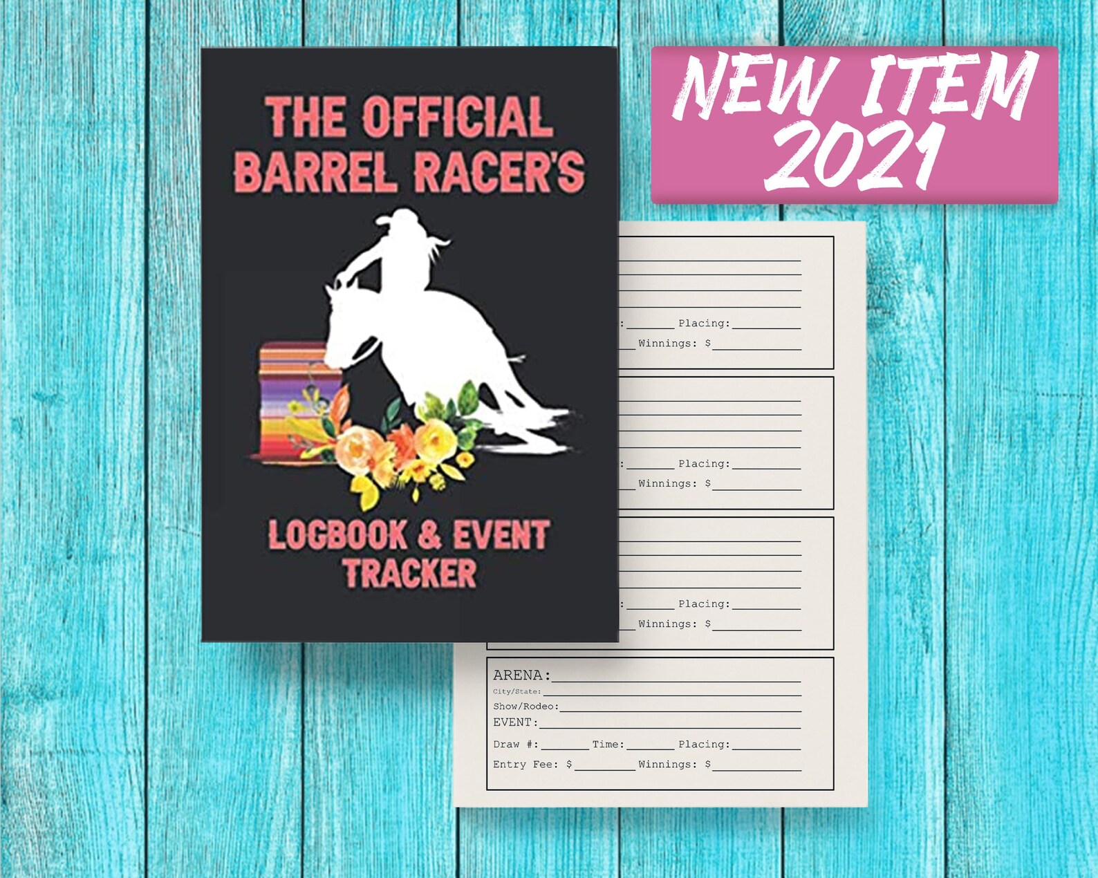 Official Barrel Racer's Logbook & Event Tracker Racing Etsy