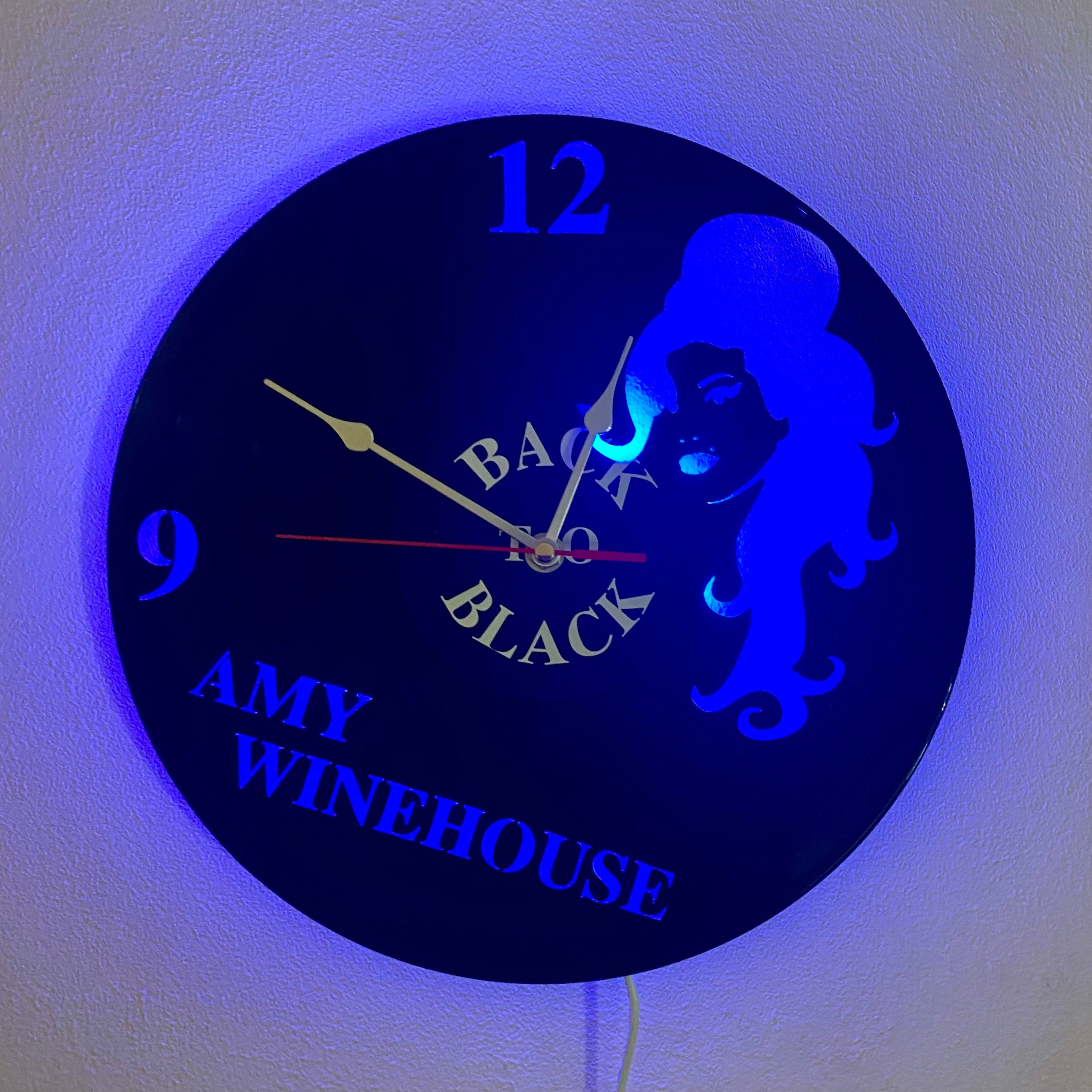 SALE Amy Winehouse up-cycled record clock album 