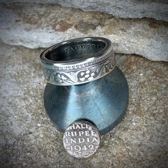 Etsy coin deals ring